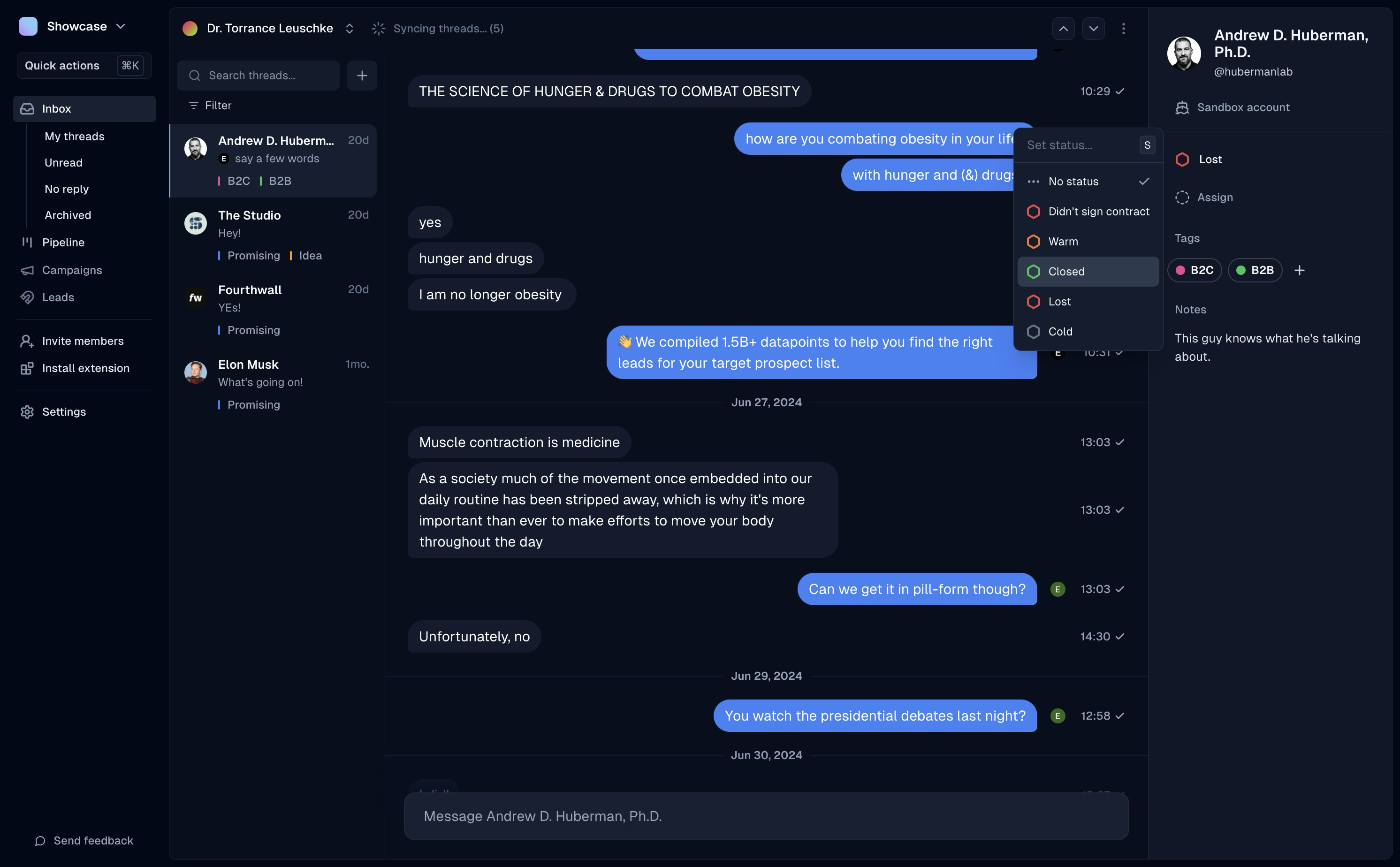 Tweetdm - La posta in arrivo e CRM per x media 5