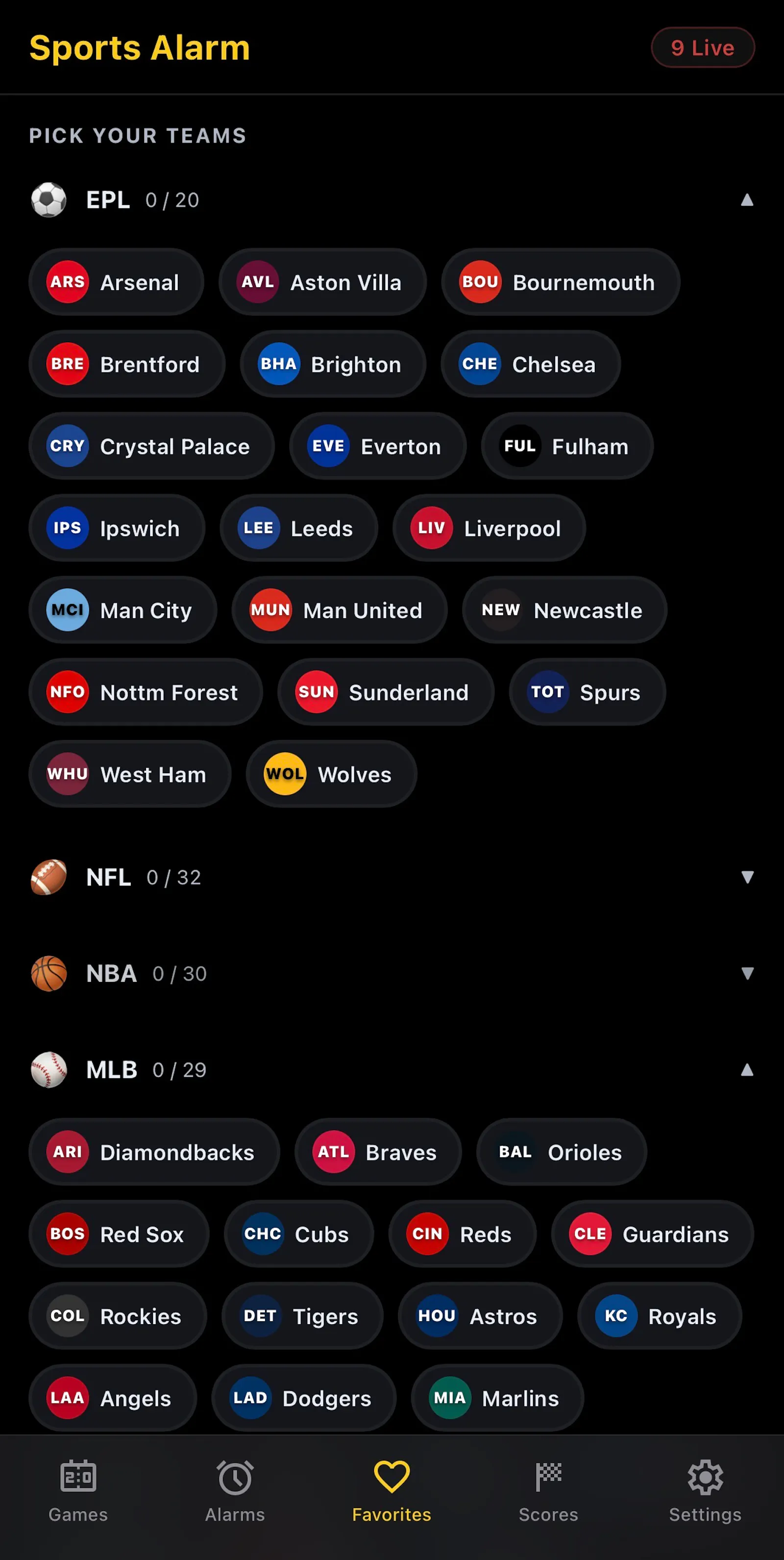 Sports Alarm screenshot 6