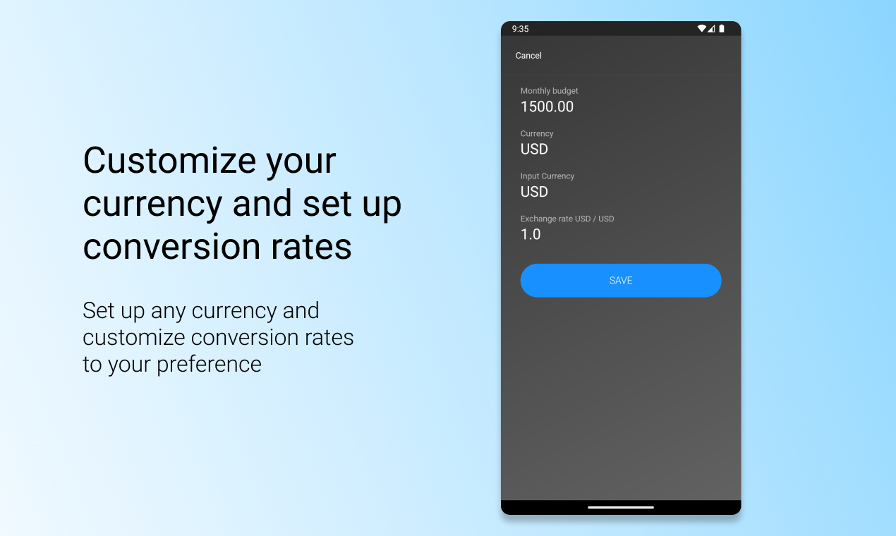 쉬운 비용 관리자 (Android 앱) - 예산이 포함 된 Easy Money Expense Manager 및 예산 앱 미디어 1