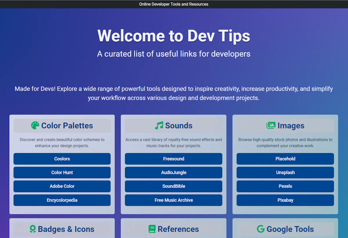 Dev Tips