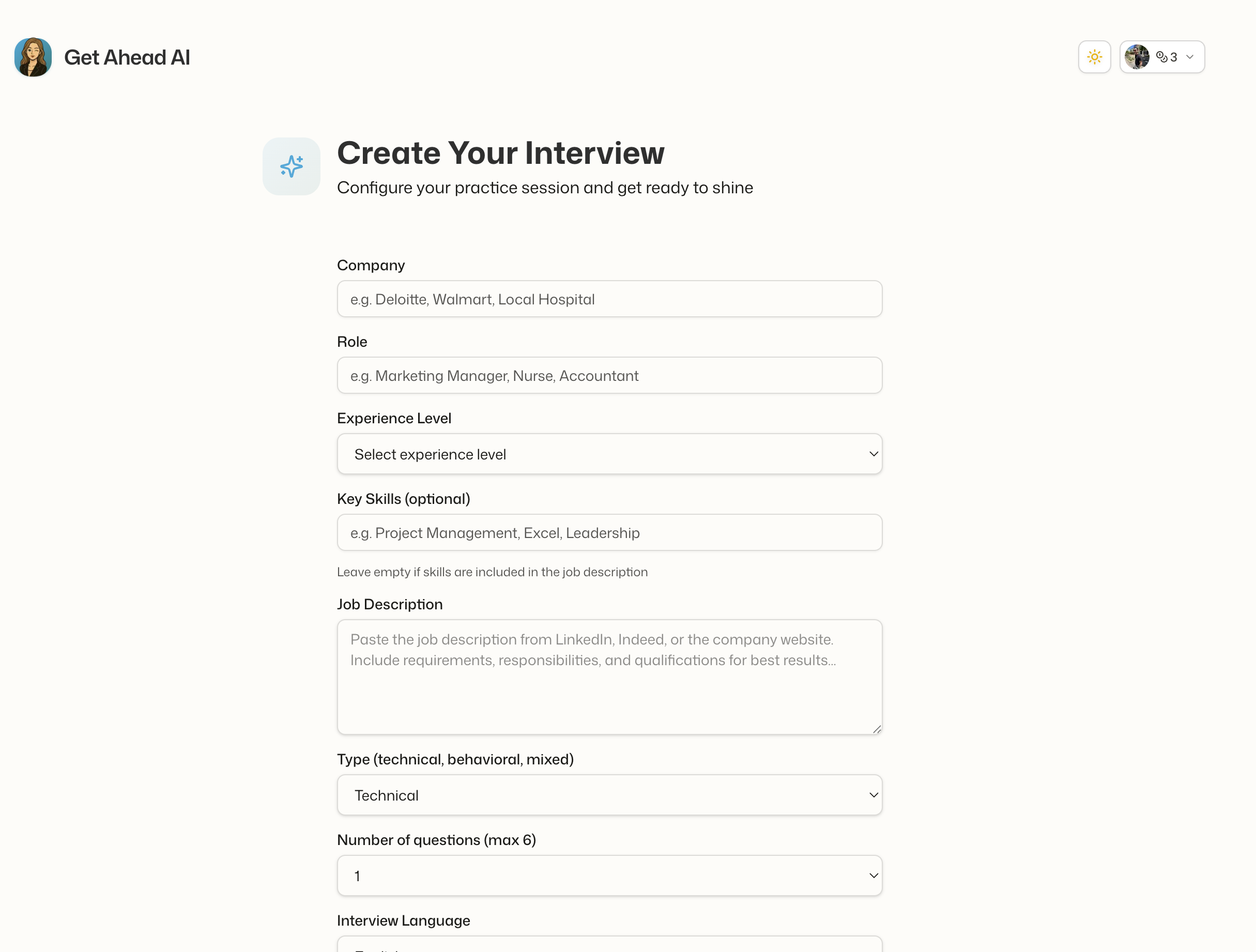 Get Ahead AI - Main product screenshot demonstrating key features and user interface