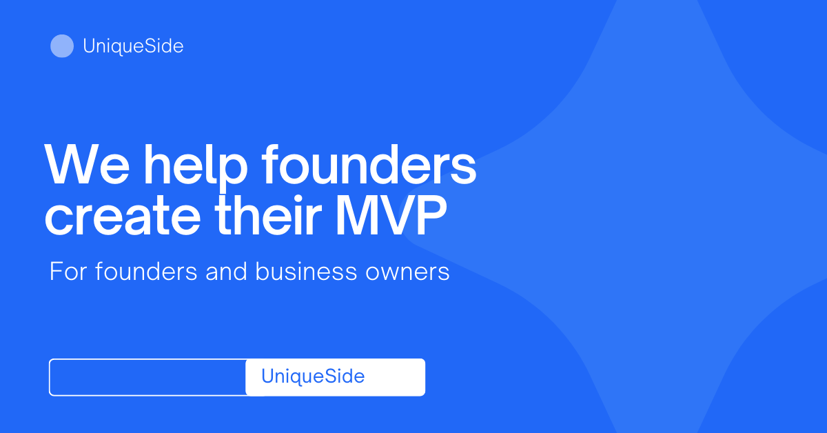 startuptile UniqueSide.io-Launch your MVP in 15 days