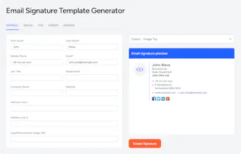 Email Signature Generator by Salesmate gallery image