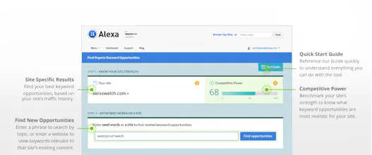 Alexa’s Keyword Difficulty Tool gallery image