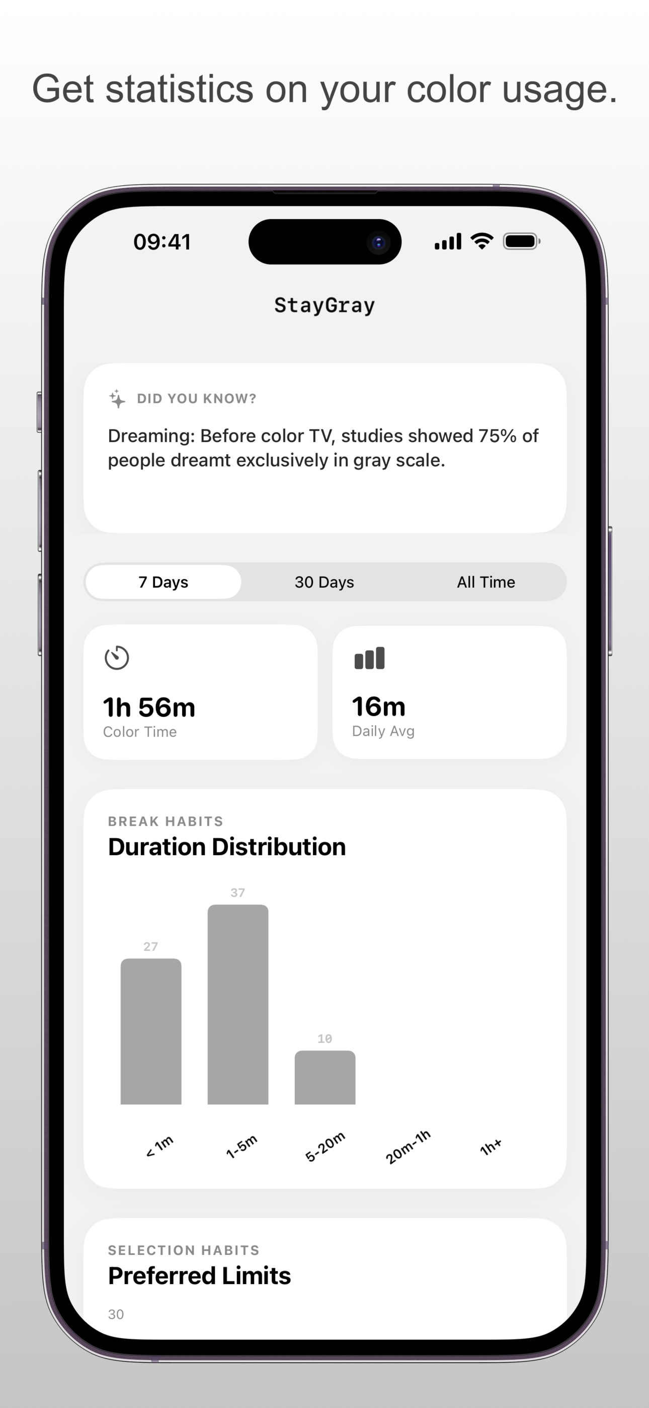 StayGray: Grayscale for less screen time media 4