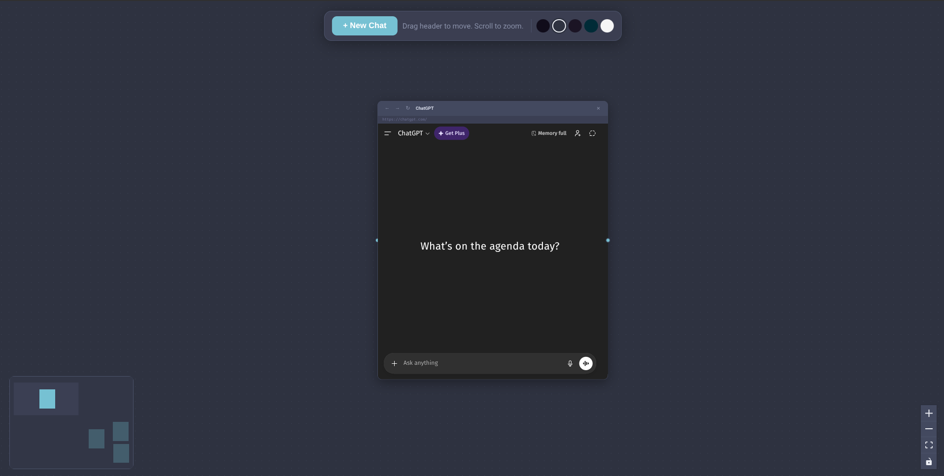 Chatvas - Main product screenshot demonstrating key features and user interface