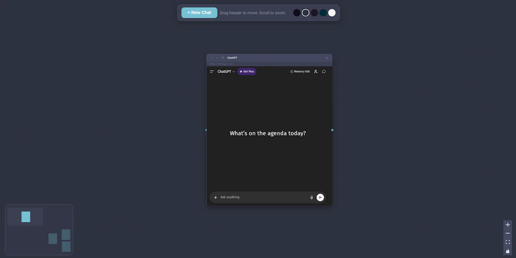 Chatvas:ChatGPT 分支的無限畫布