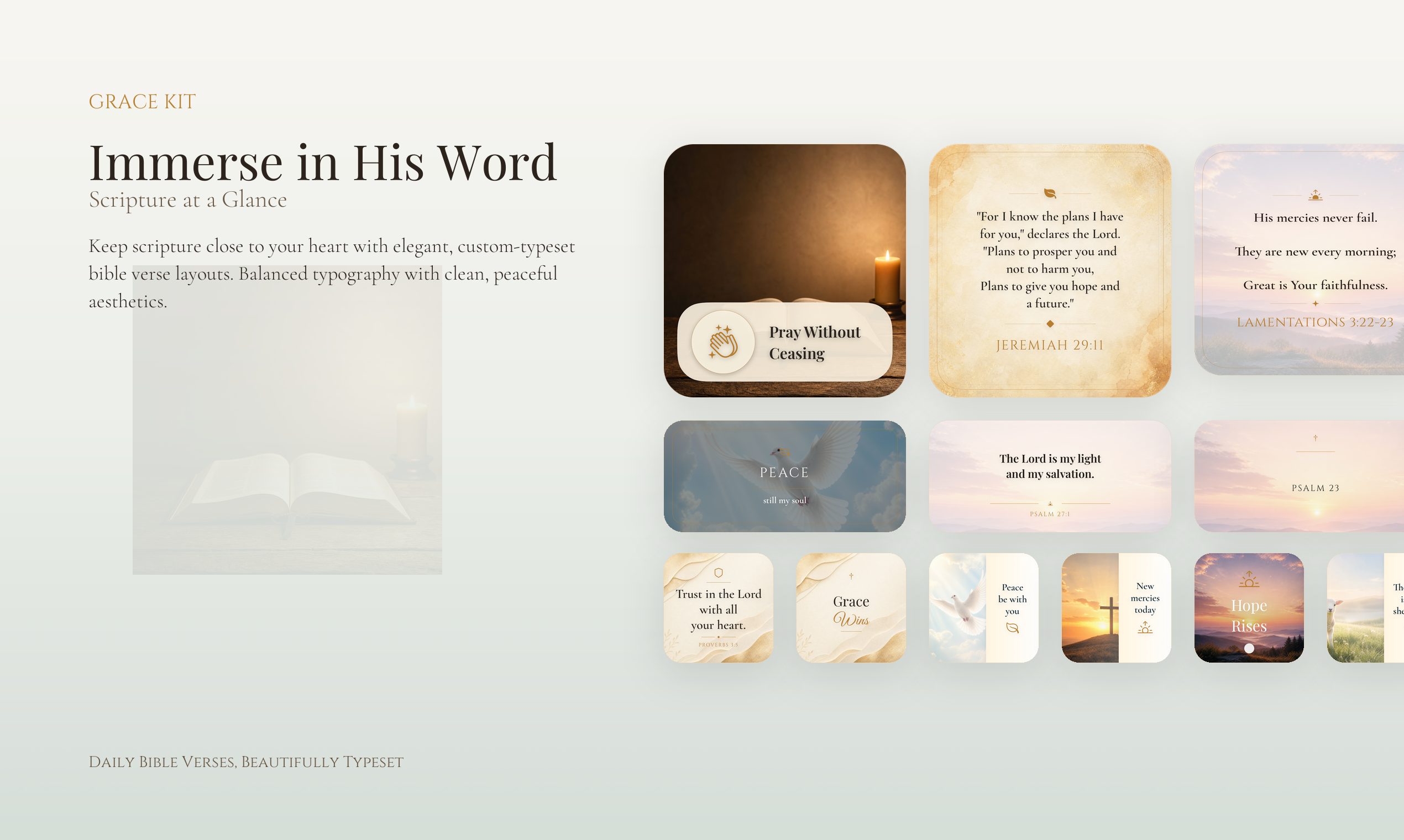 GraceKit - Elegant Christian widgets gallery image
