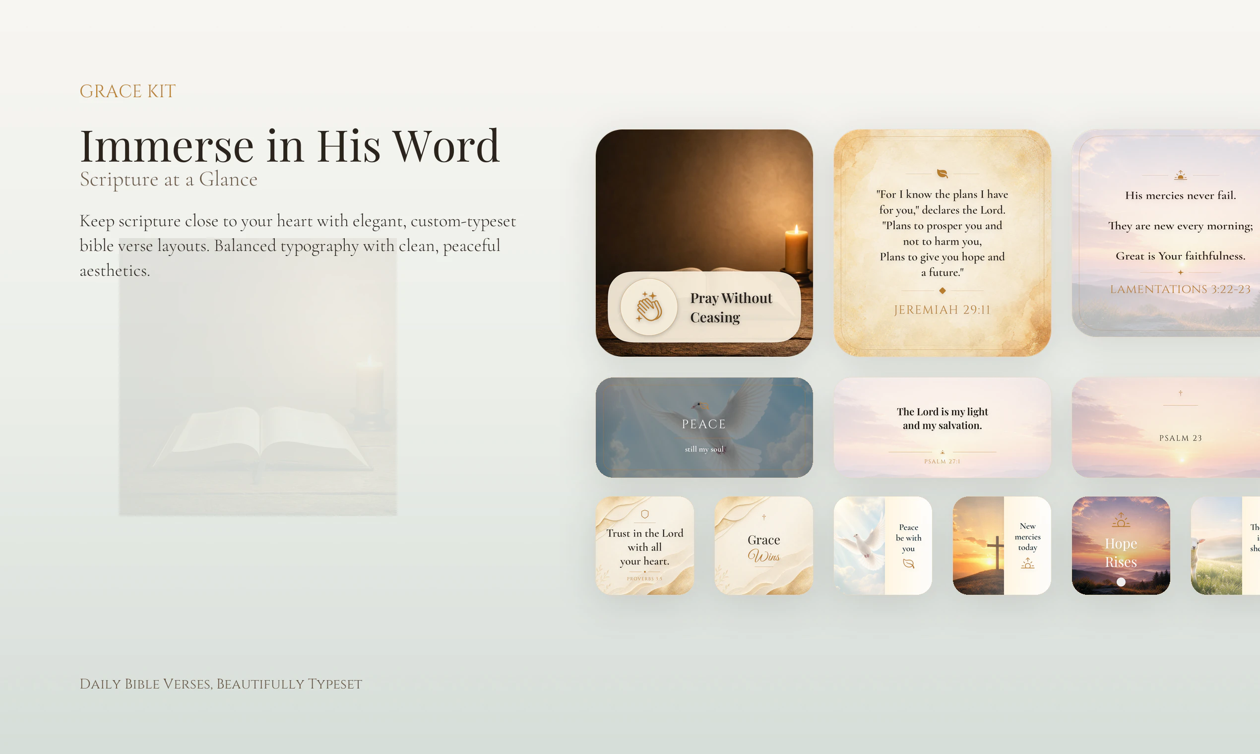 GraceKit - Elegant Christian widgets screenshot 2