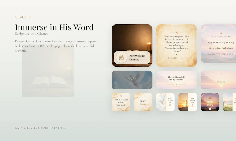 GraceKit - Elegant Christian widgets screenshot 3