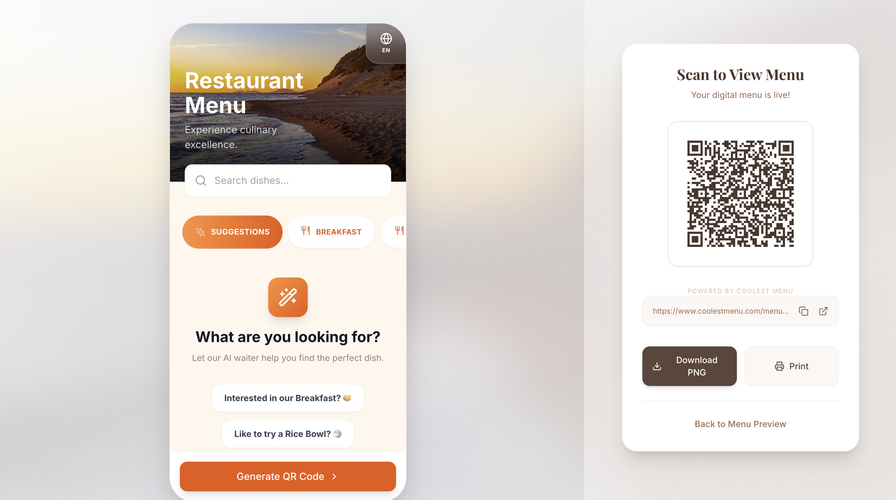 Coolest Menu gallery image