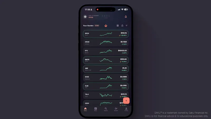 SakuStocks screenshot 2