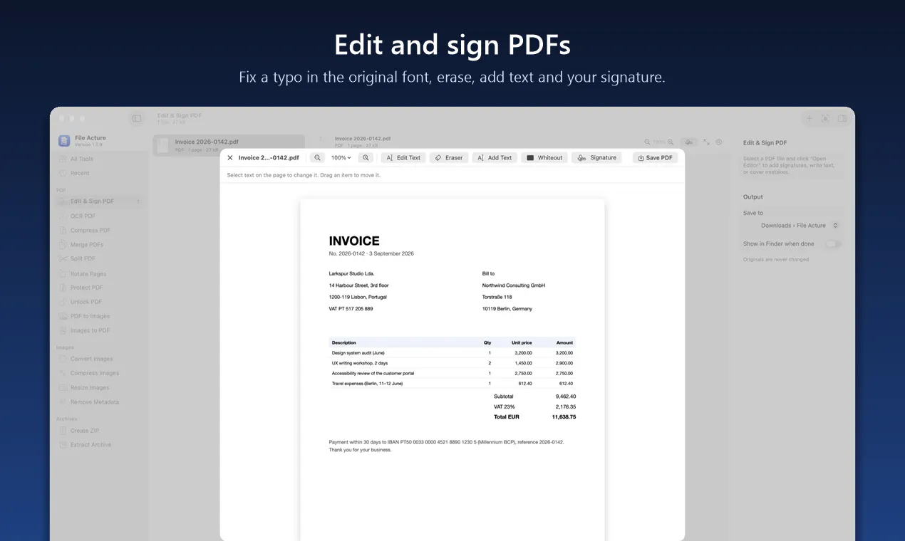 File Acture gallery image