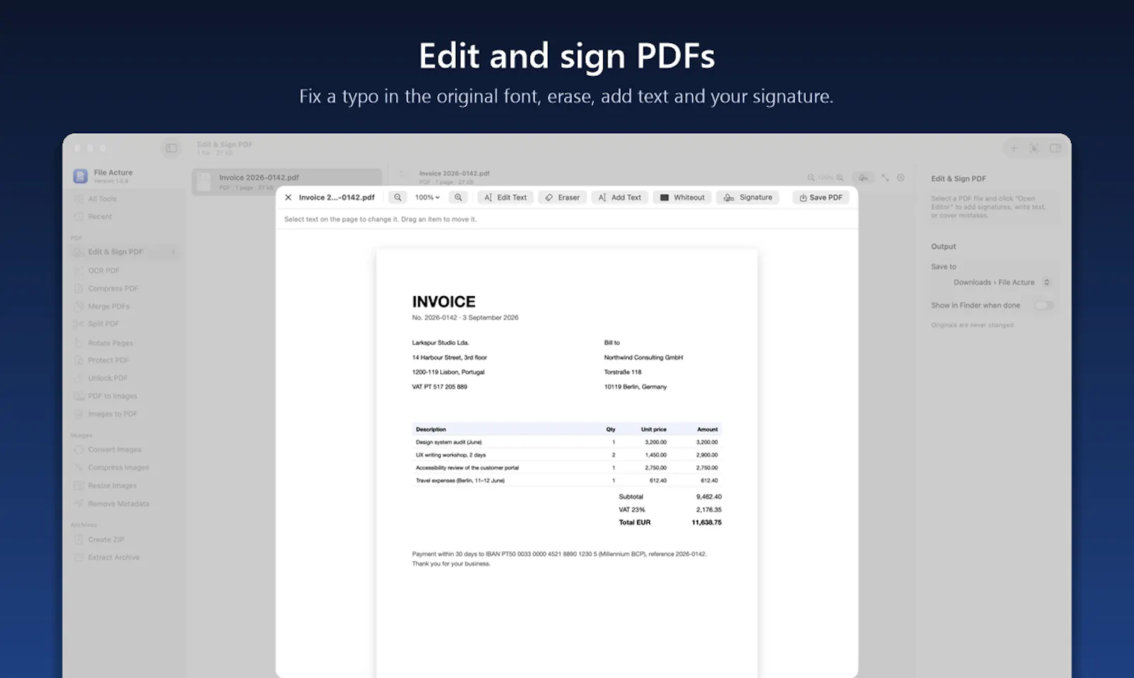 File Acture screenshot 5