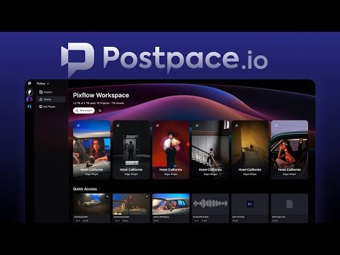 startuptile Postpace-All-in-one collaboration tools for video and film creators