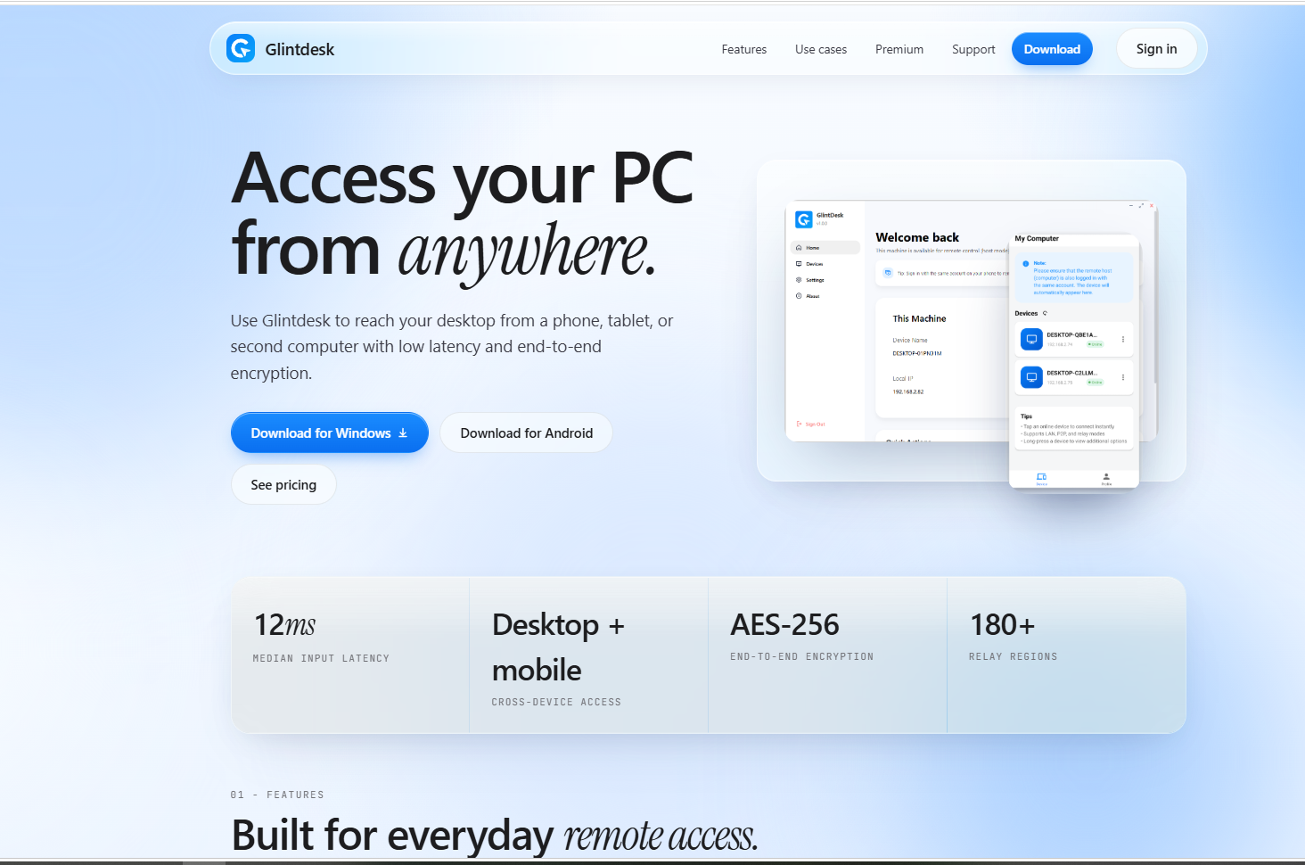 Glintdesk gallery image