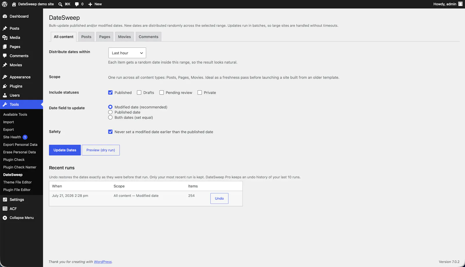 DateSweep screenshot 5