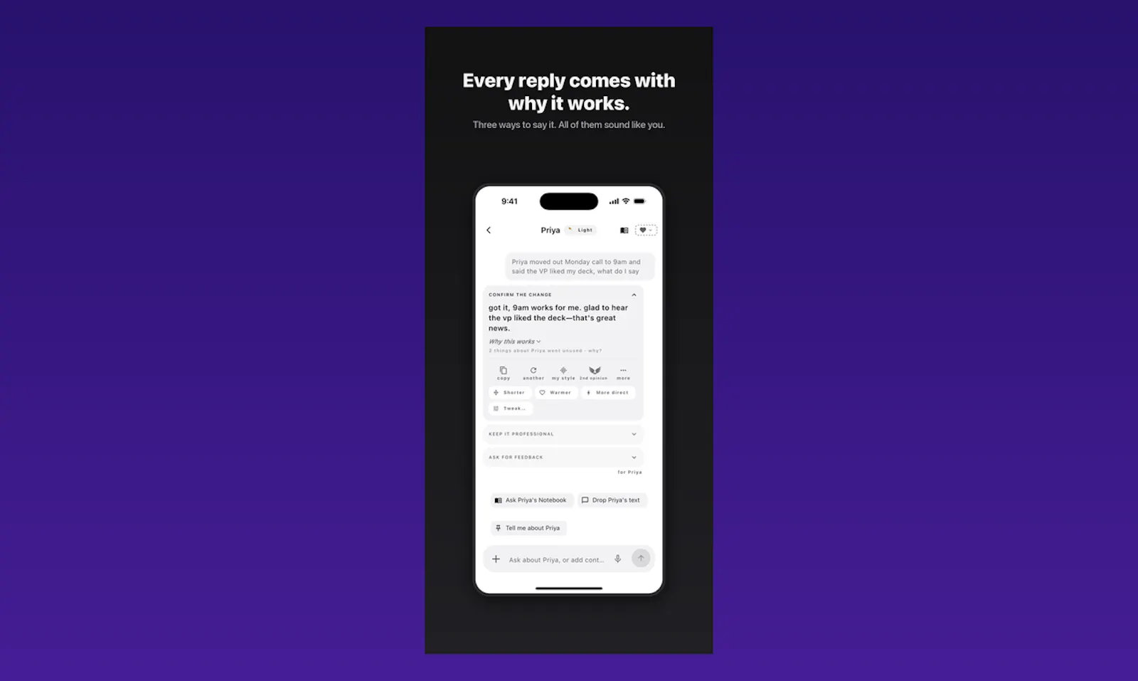 SLICK AI Texting screenshot 3
