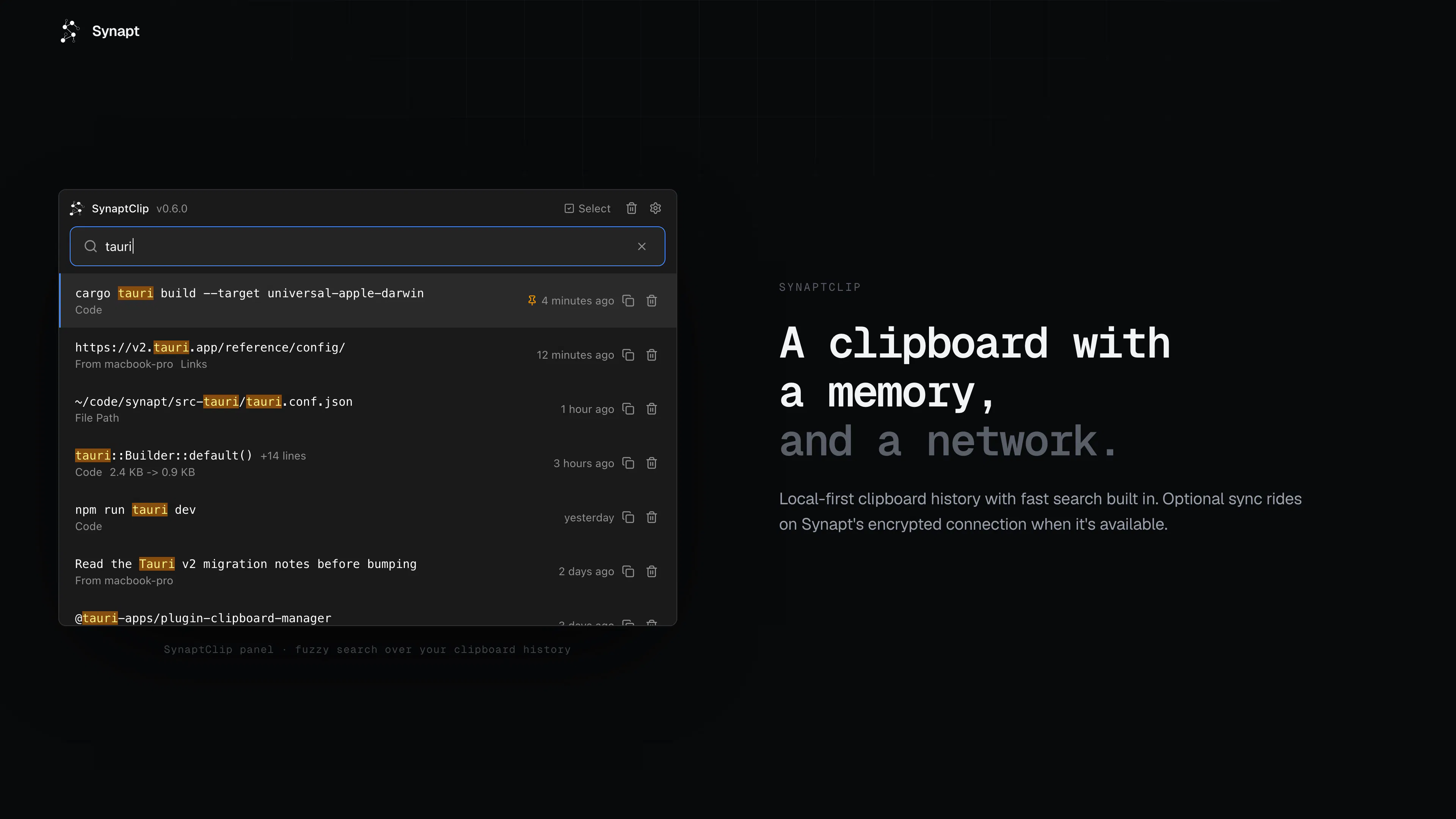 Synapt Desktop gallery image