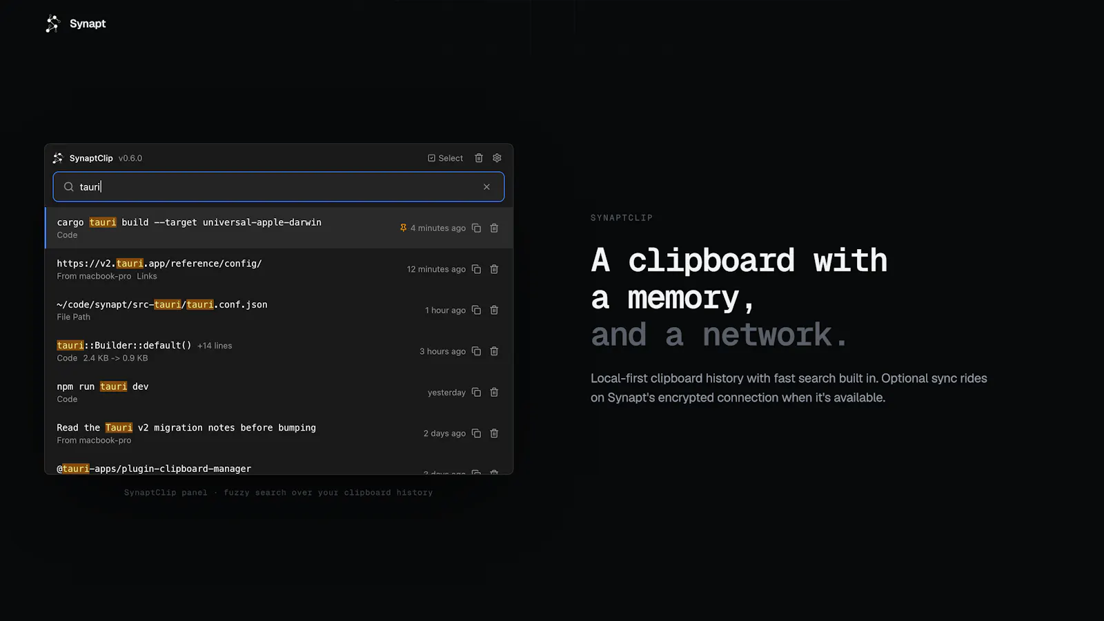 Synapt Desktop screenshot 4