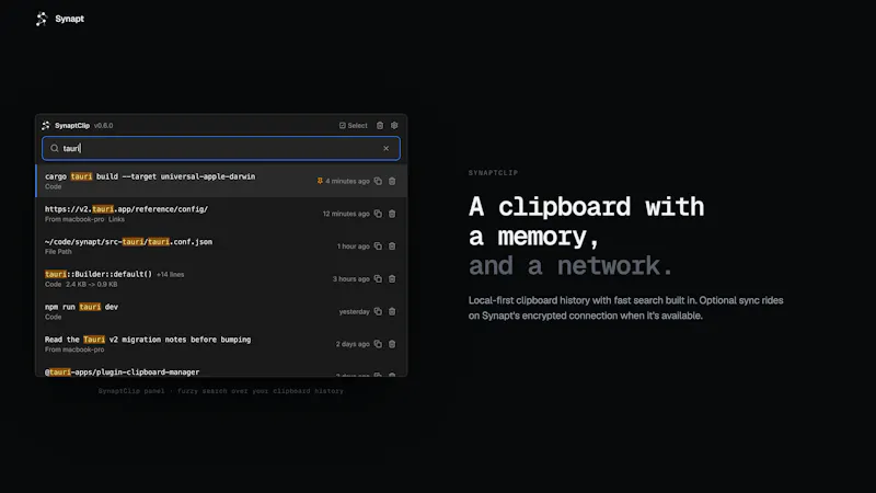 Synapt Desktop screenshot 4