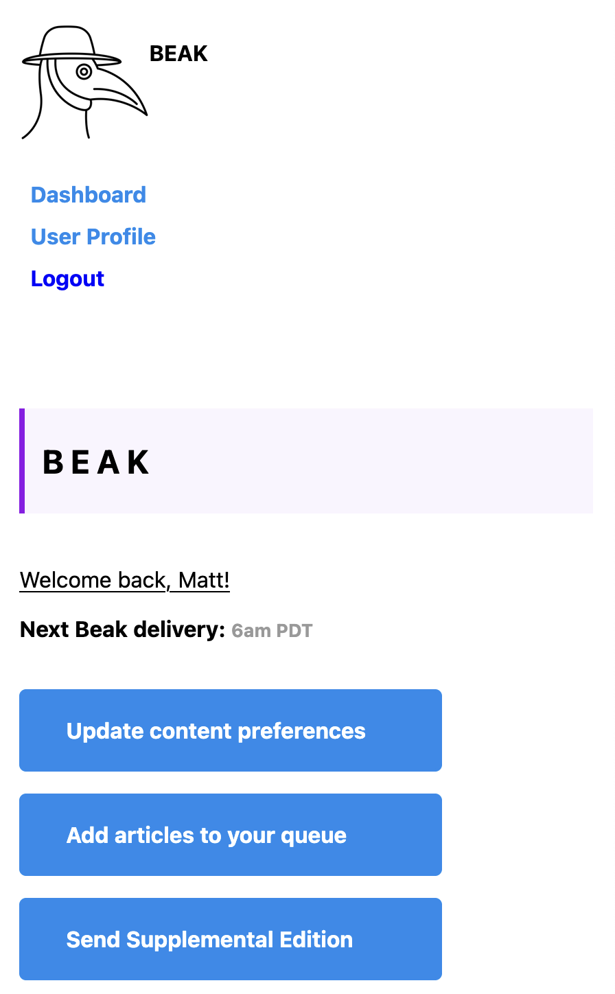 Beak gallery image