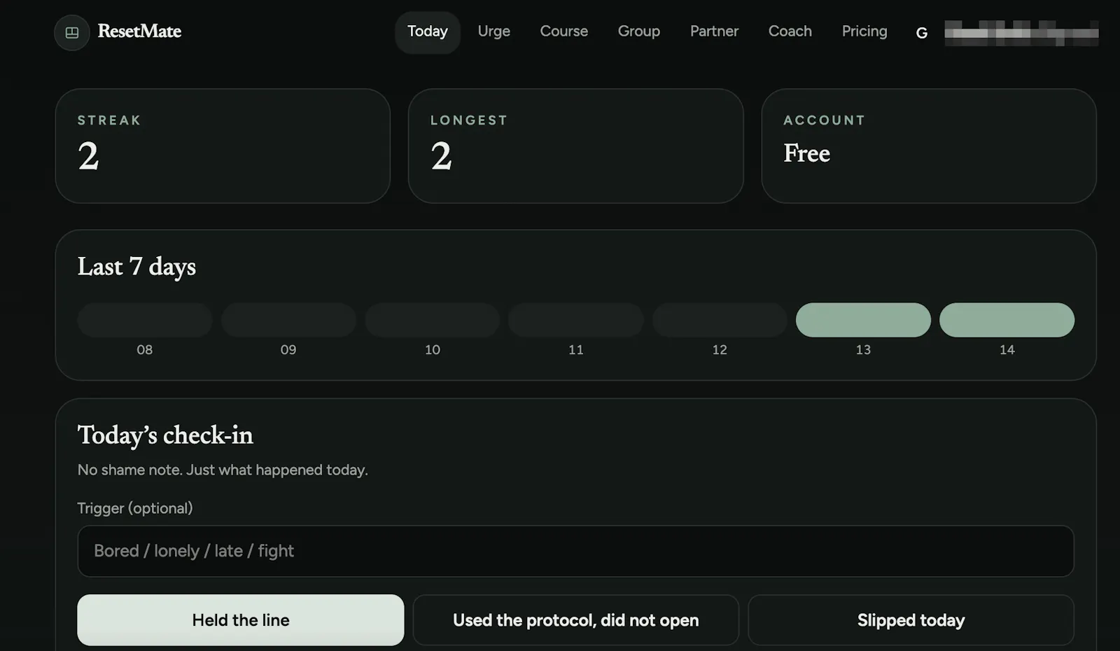 ResetMate screenshot 3