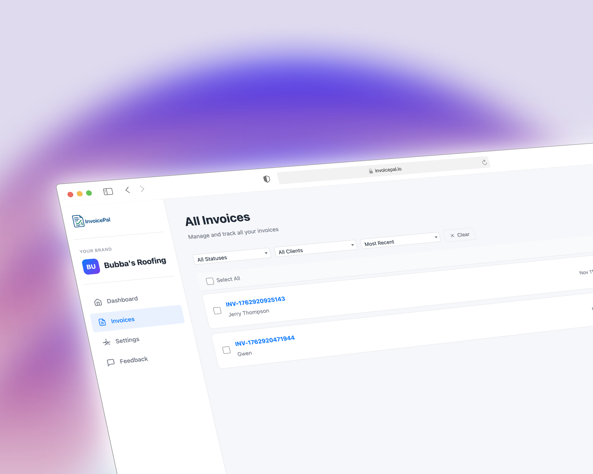 InvoicerPal - Screenshot 2 preview
