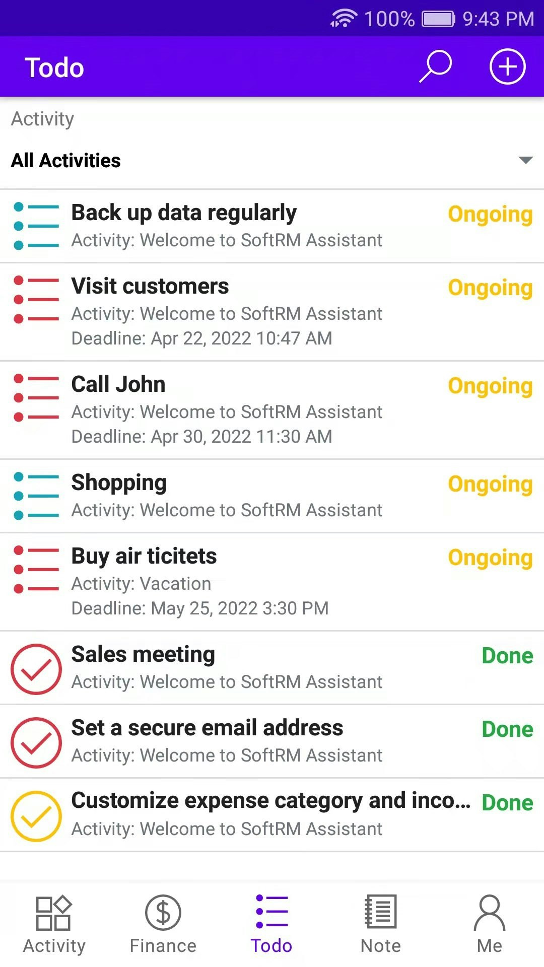 SOFTRM助理 - 通过您的Android手机来管理生活媒体3