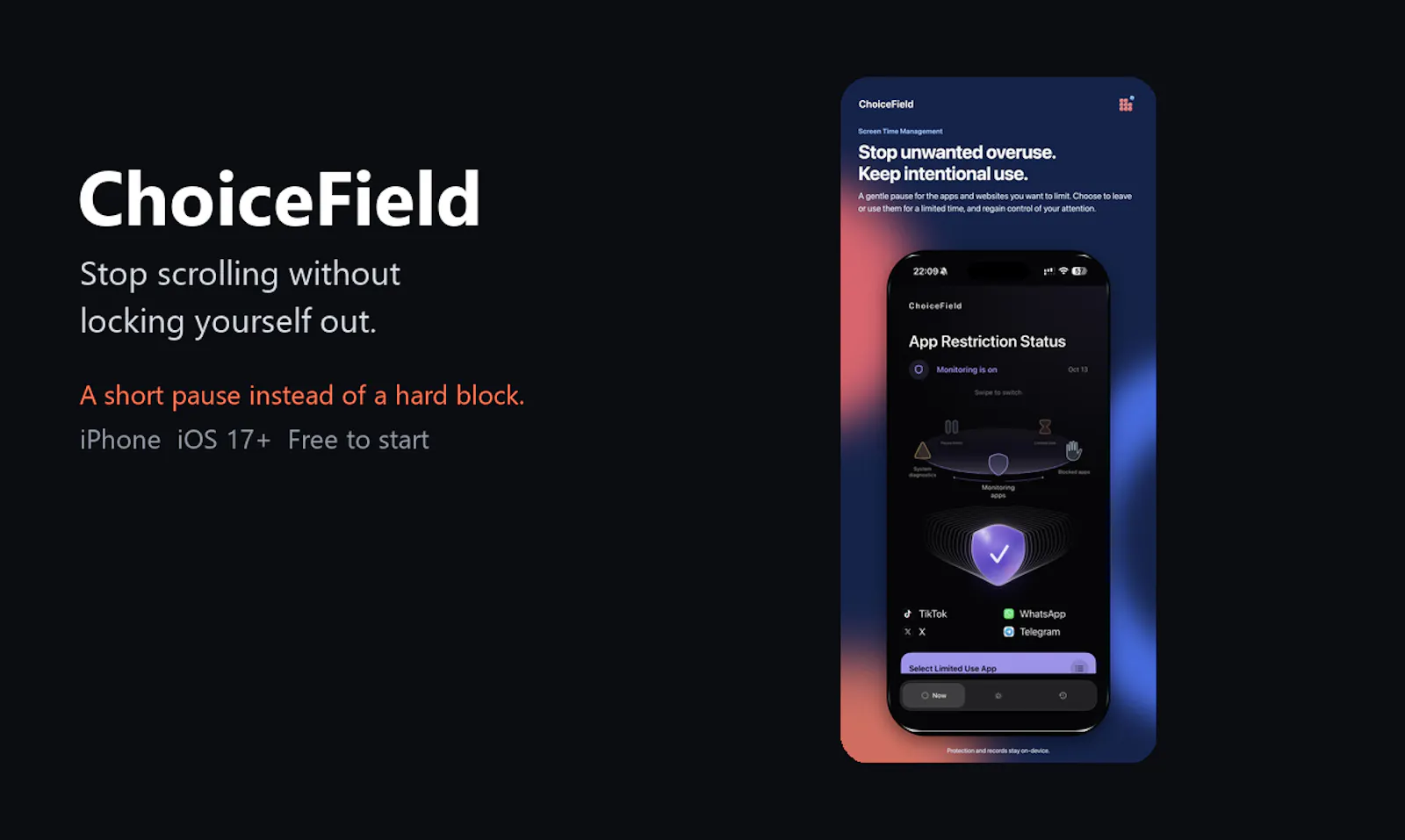 ChoiceField screenshot 4