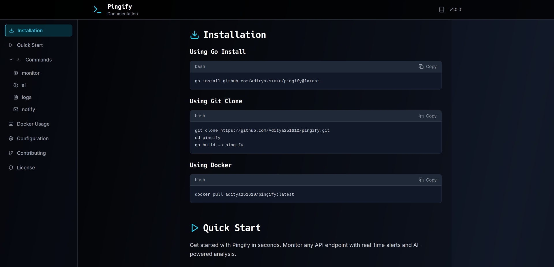 Pingify gallery image