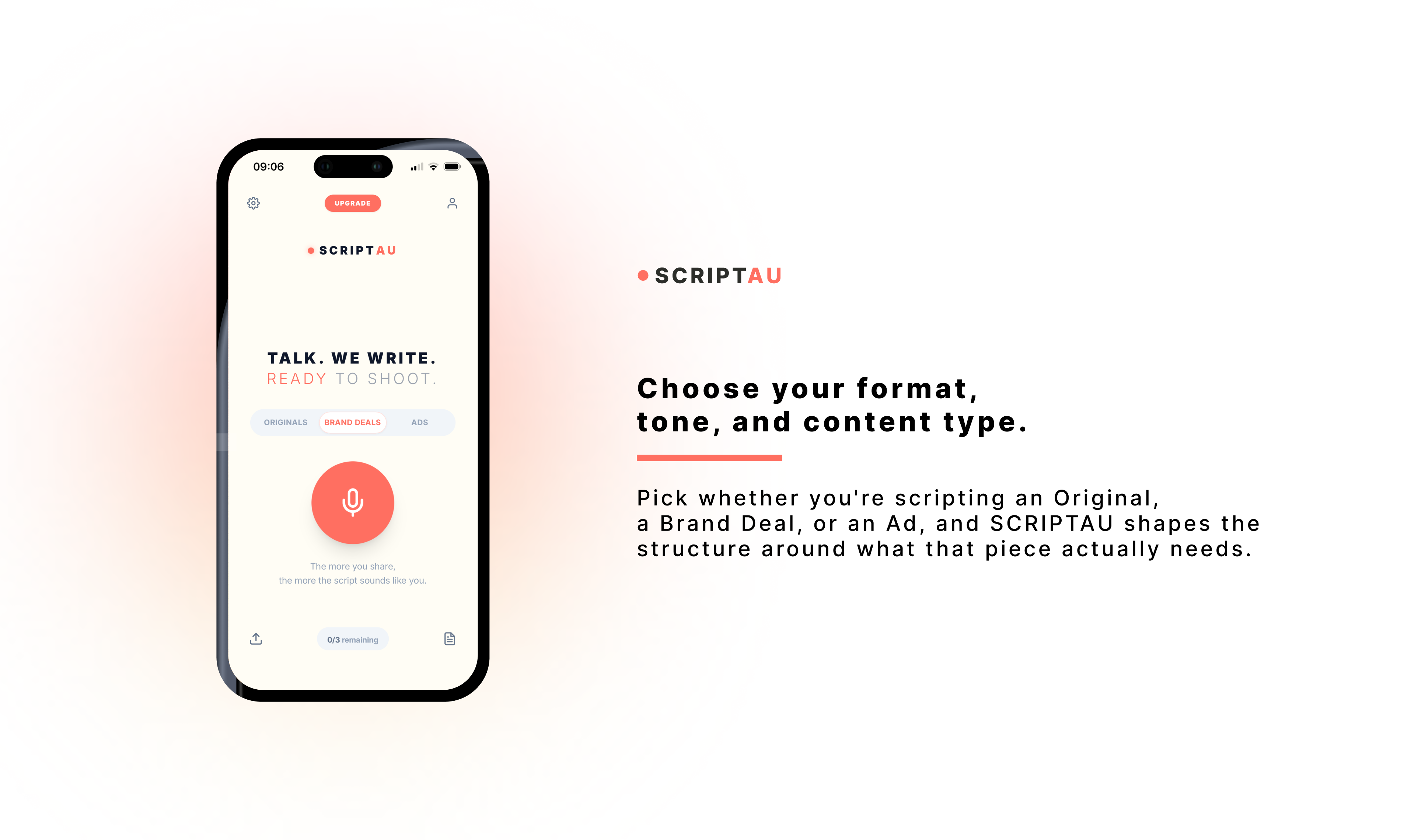 SCRIPTAU - Screenshot 3 showing product features and functionality