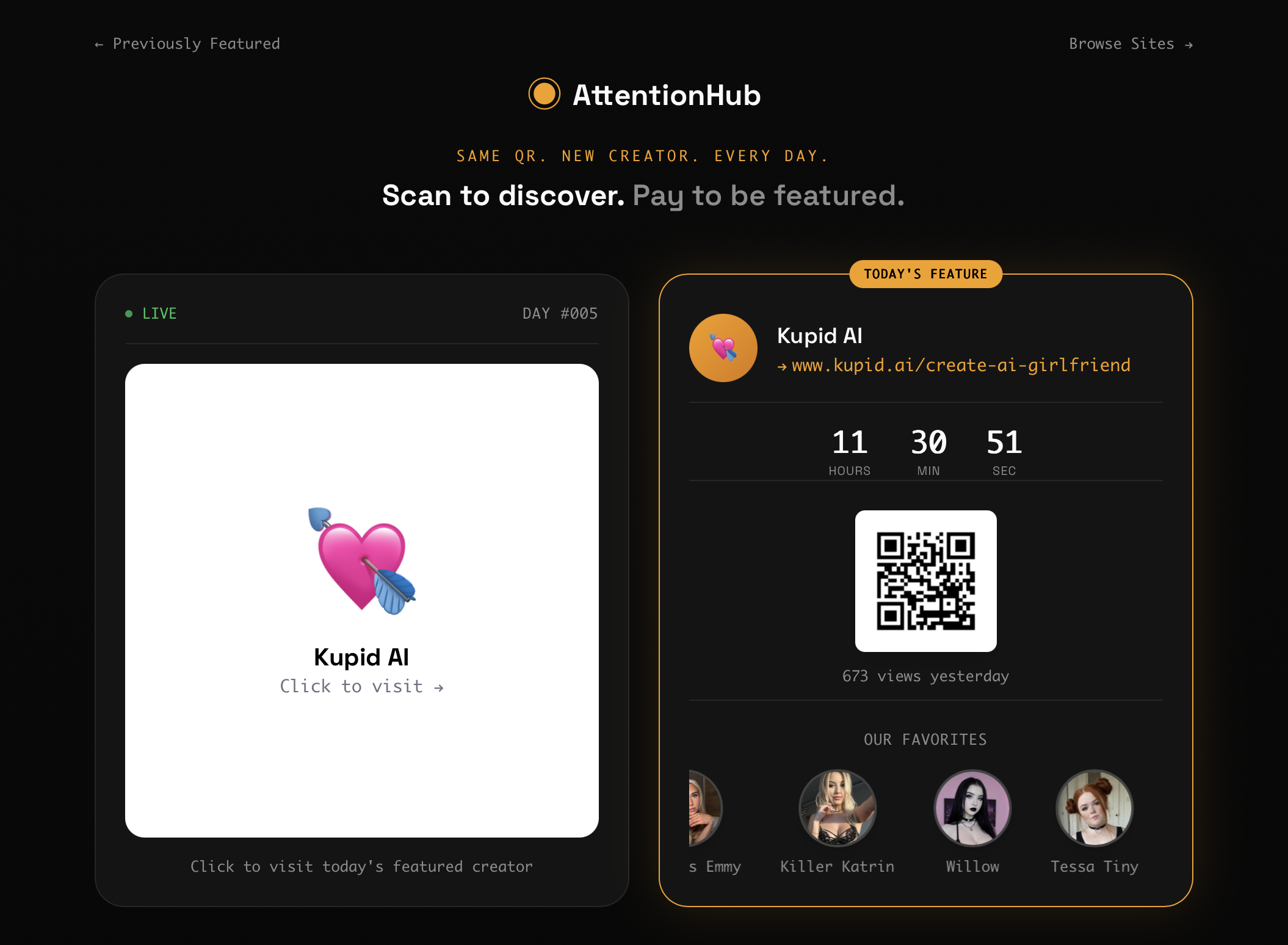 AttentionHub - Product Hunt launch logo