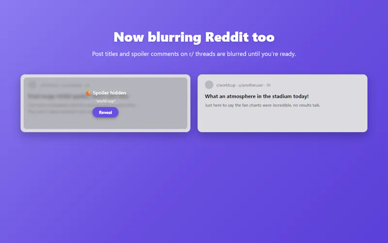 Spoiler Blur screenshot 7