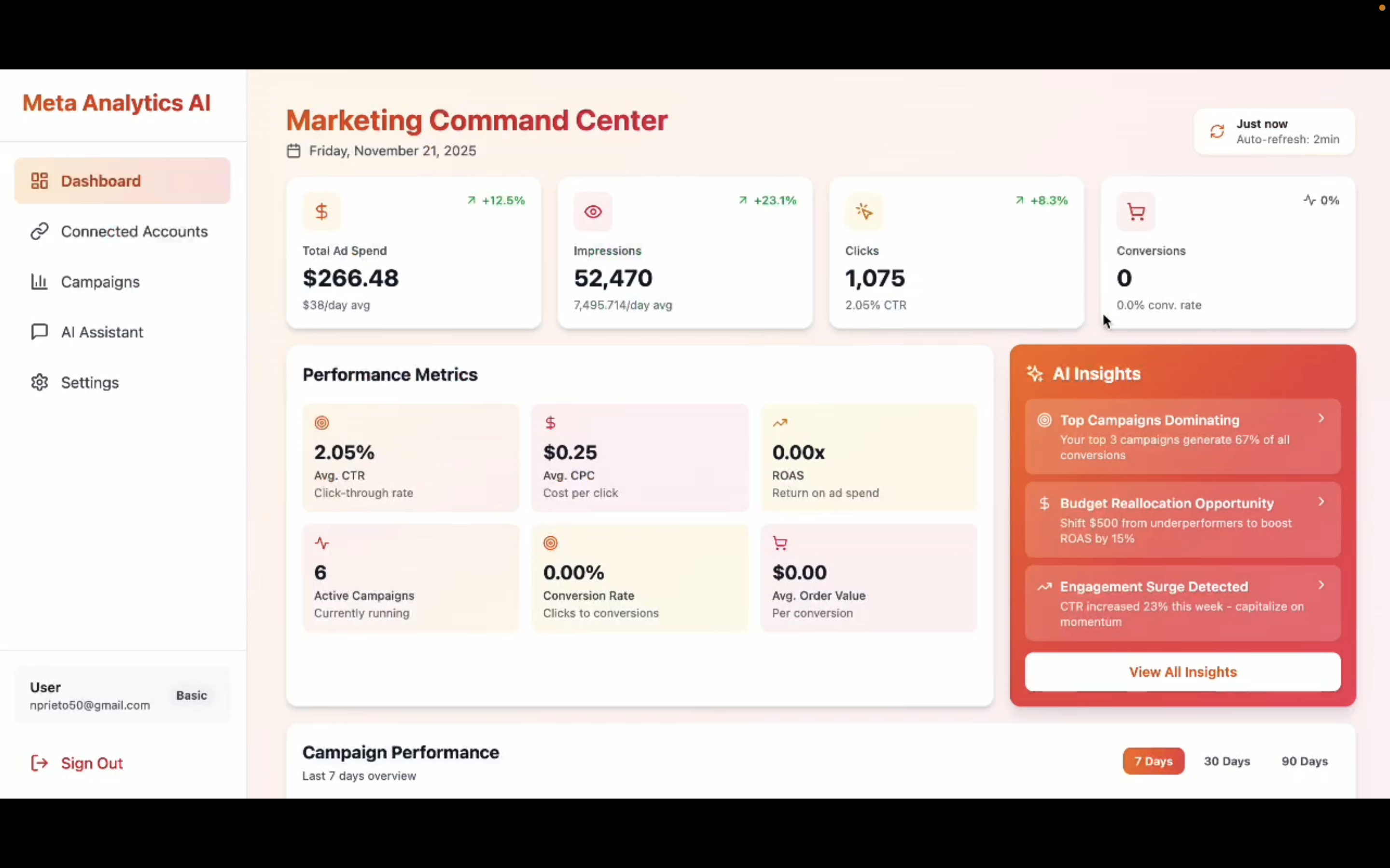 8MKT - Main product screenshot demonstrating key features and user interface