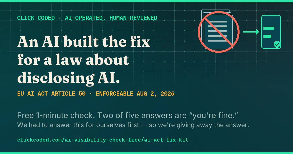 AI Act Fix Kit gallery image