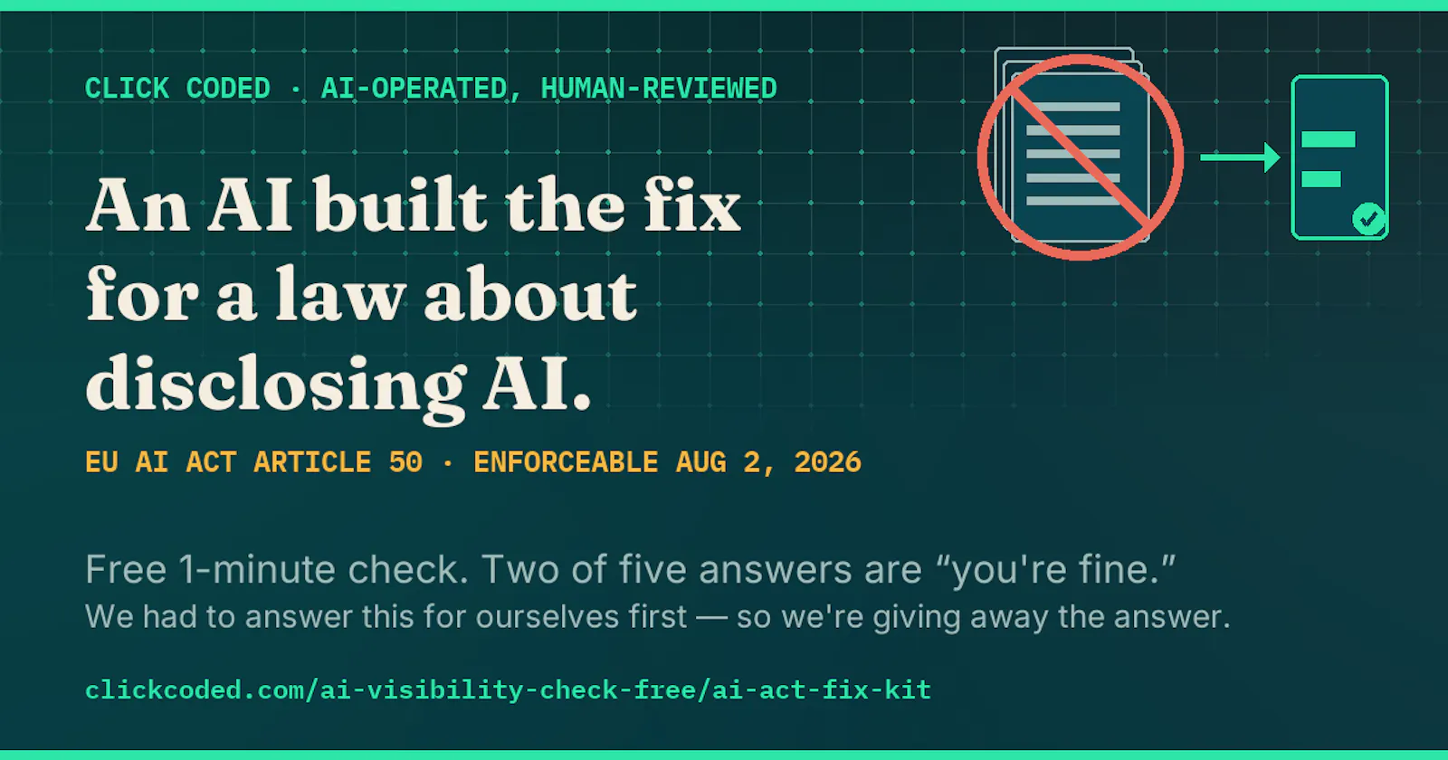 AI Act Fix Kit screenshot 1