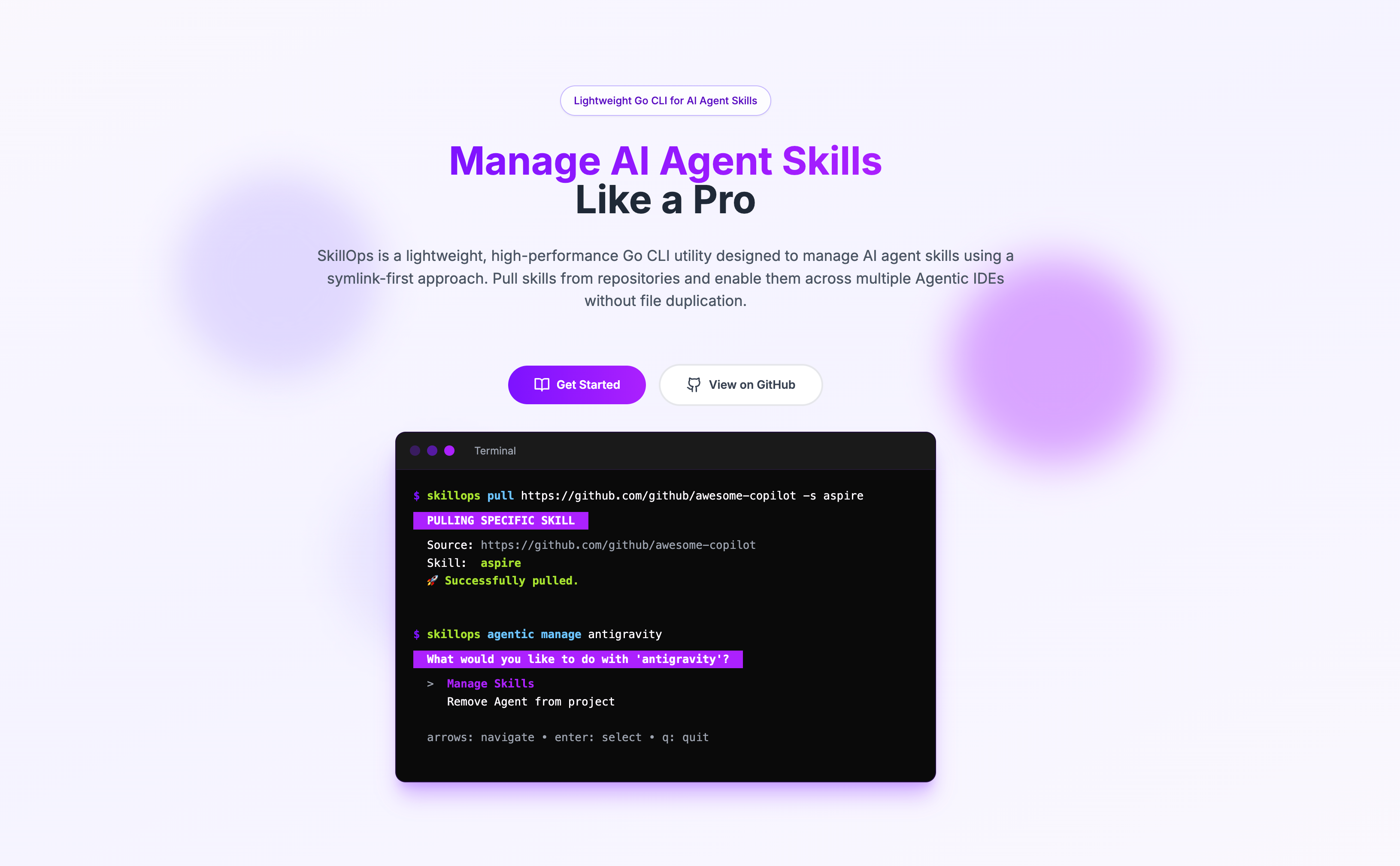 SkillOps - Main product screenshot demonstrating key features and user interface