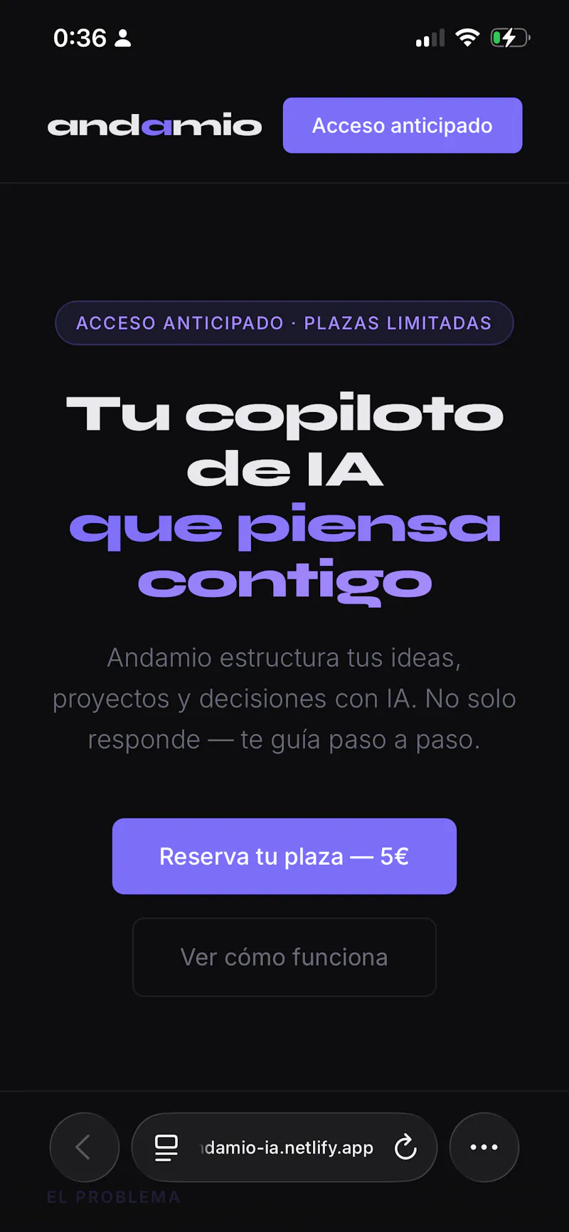Andamio — Copilot IA screenshot 1