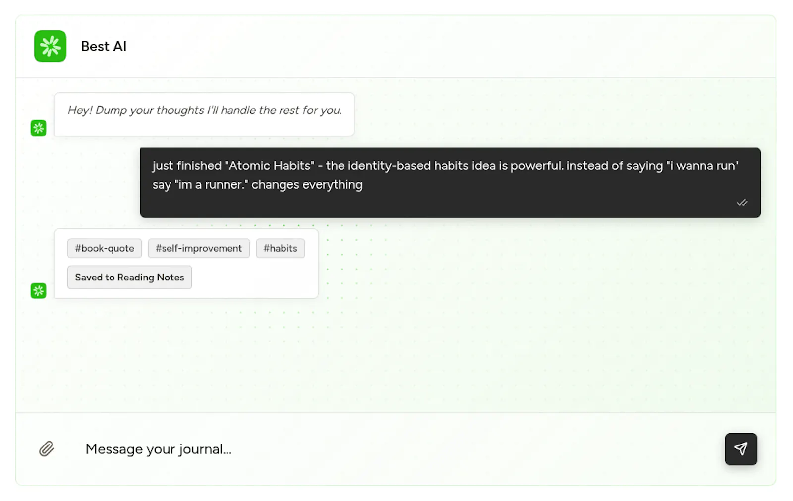 Your Journal with AI Memory screenshot 2