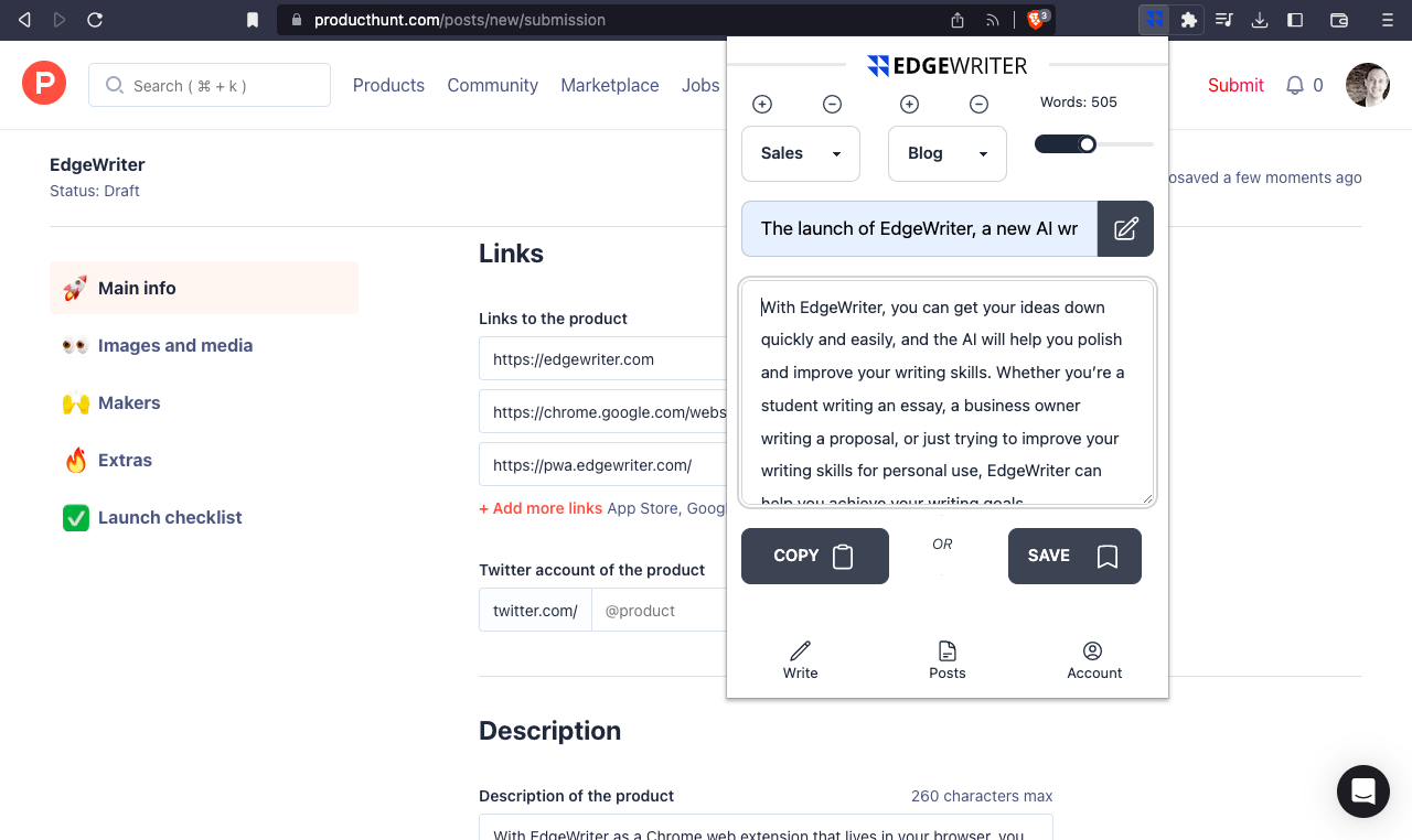 Edgewriter media 3