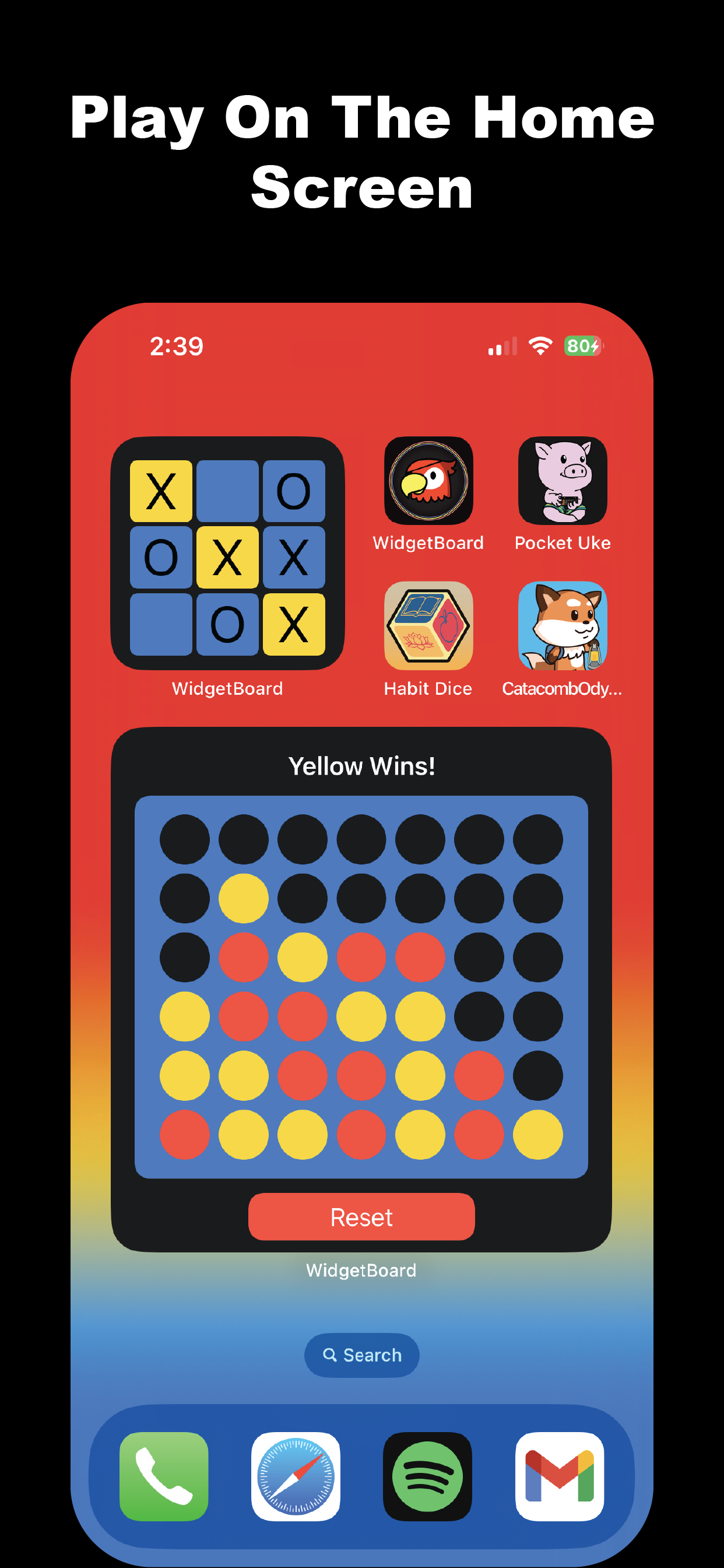 Papan widget media 4