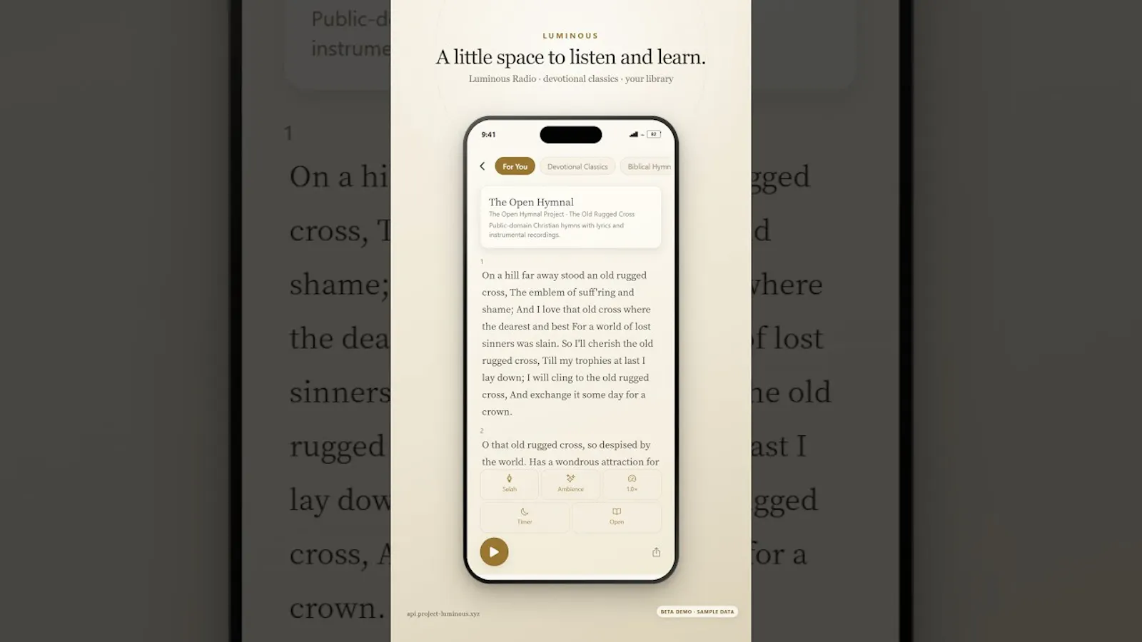 Luminous: Bible & Devotional screenshot 1 (video preview)