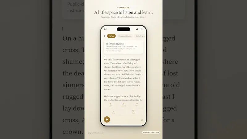 Luminous: Bible & Devotional screenshot 1 (video preview)