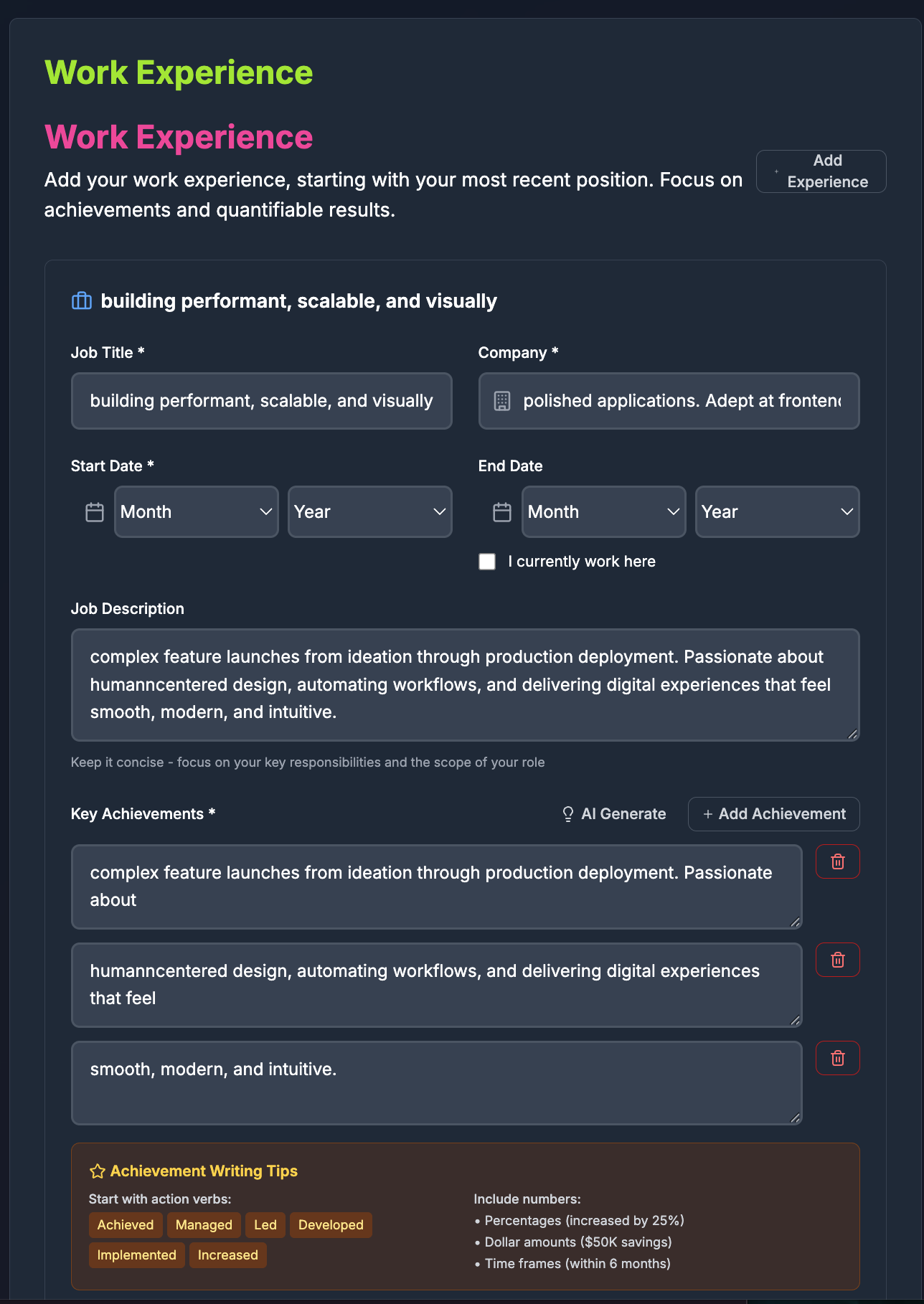 Smart ATS Resume screenshot 25