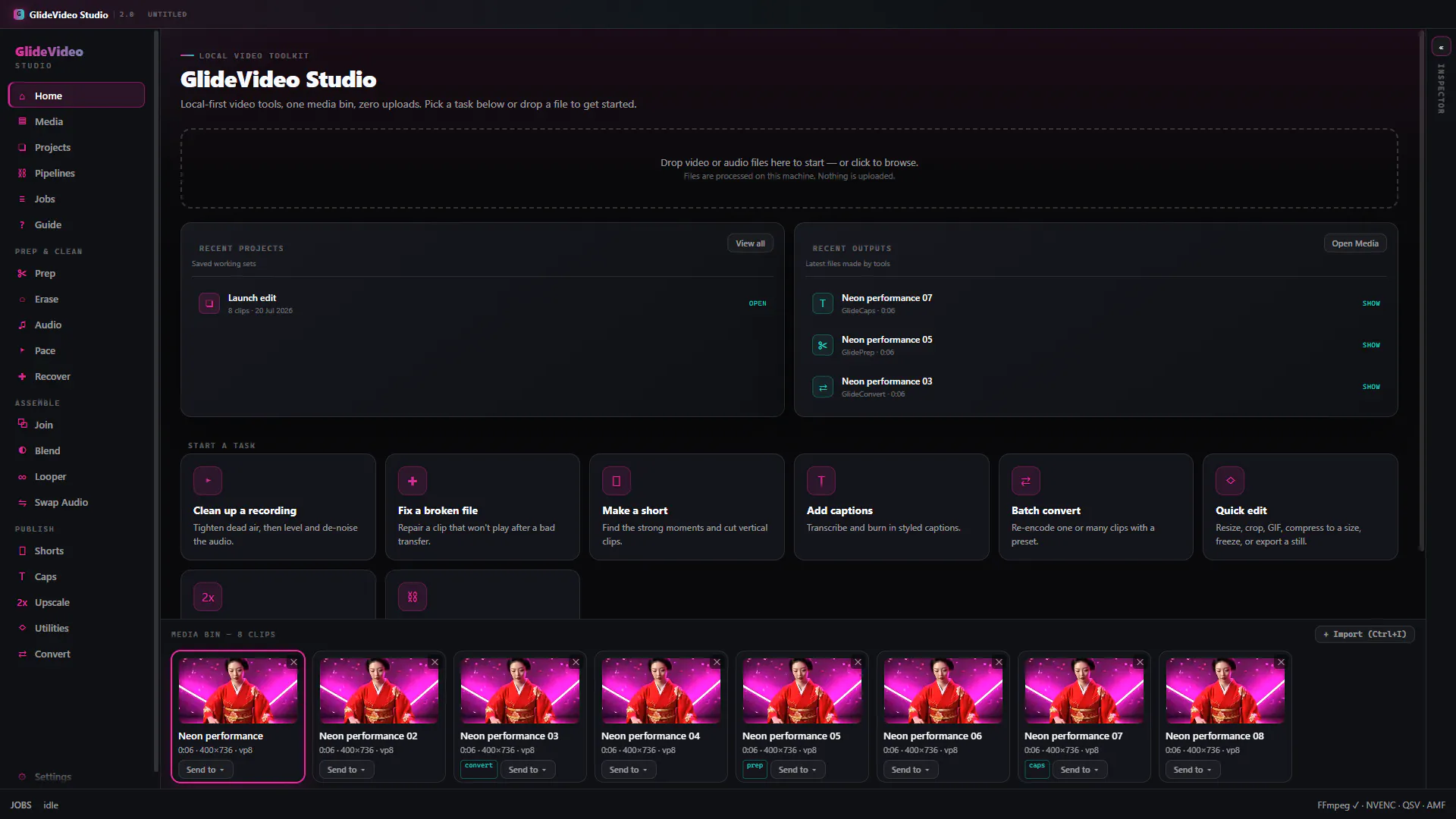 GlideVideo Studio v2 gallery image