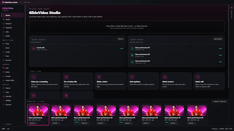 GlideVideo Studio v2 screenshot 2