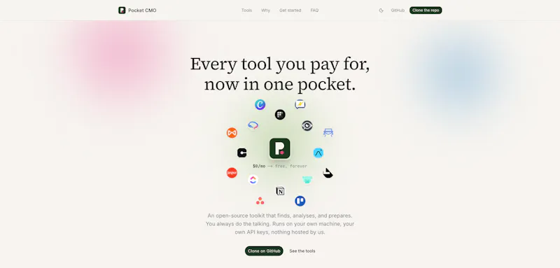 Pocket CMO screenshot 1