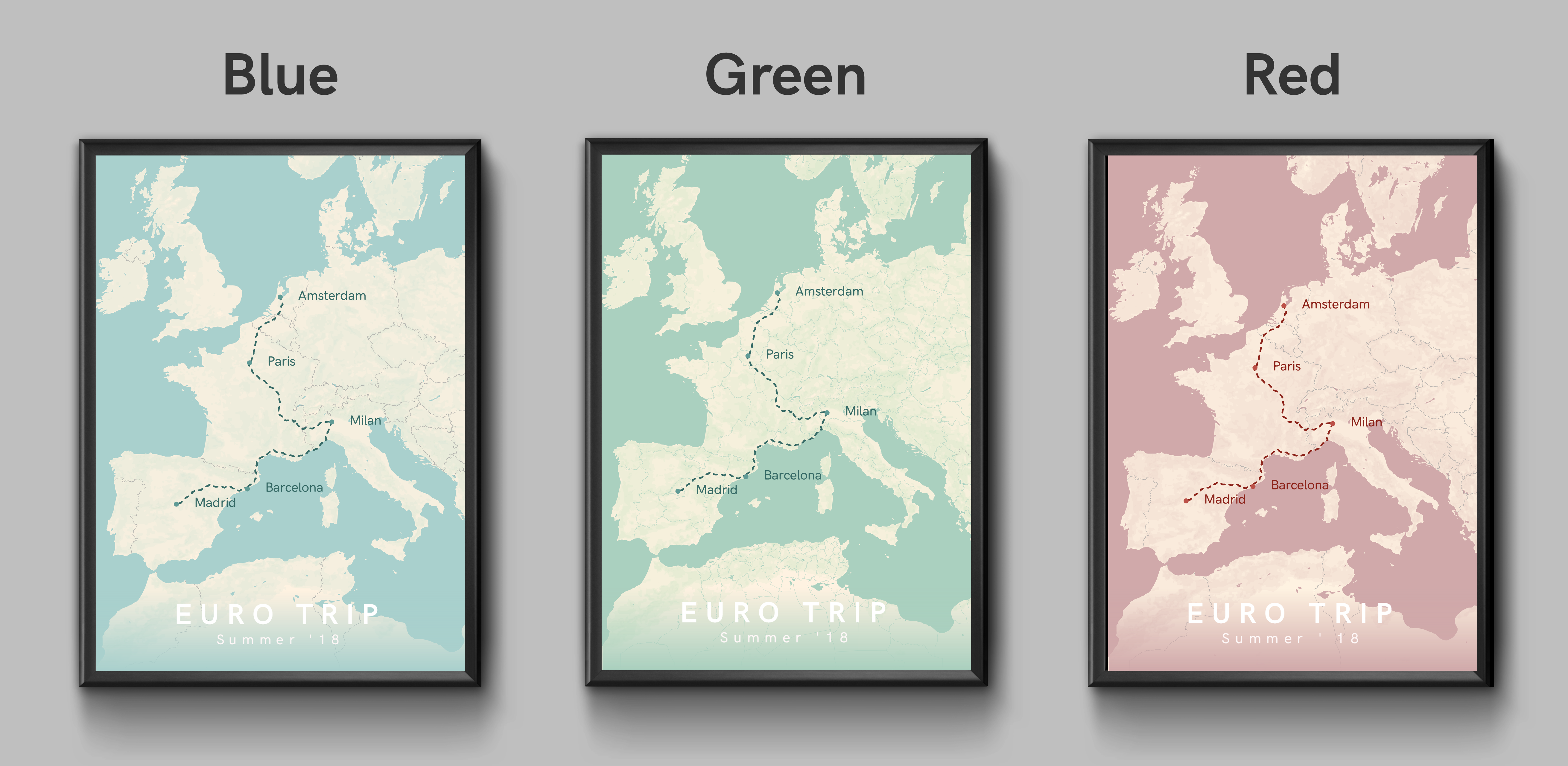 My Holiday Map Image