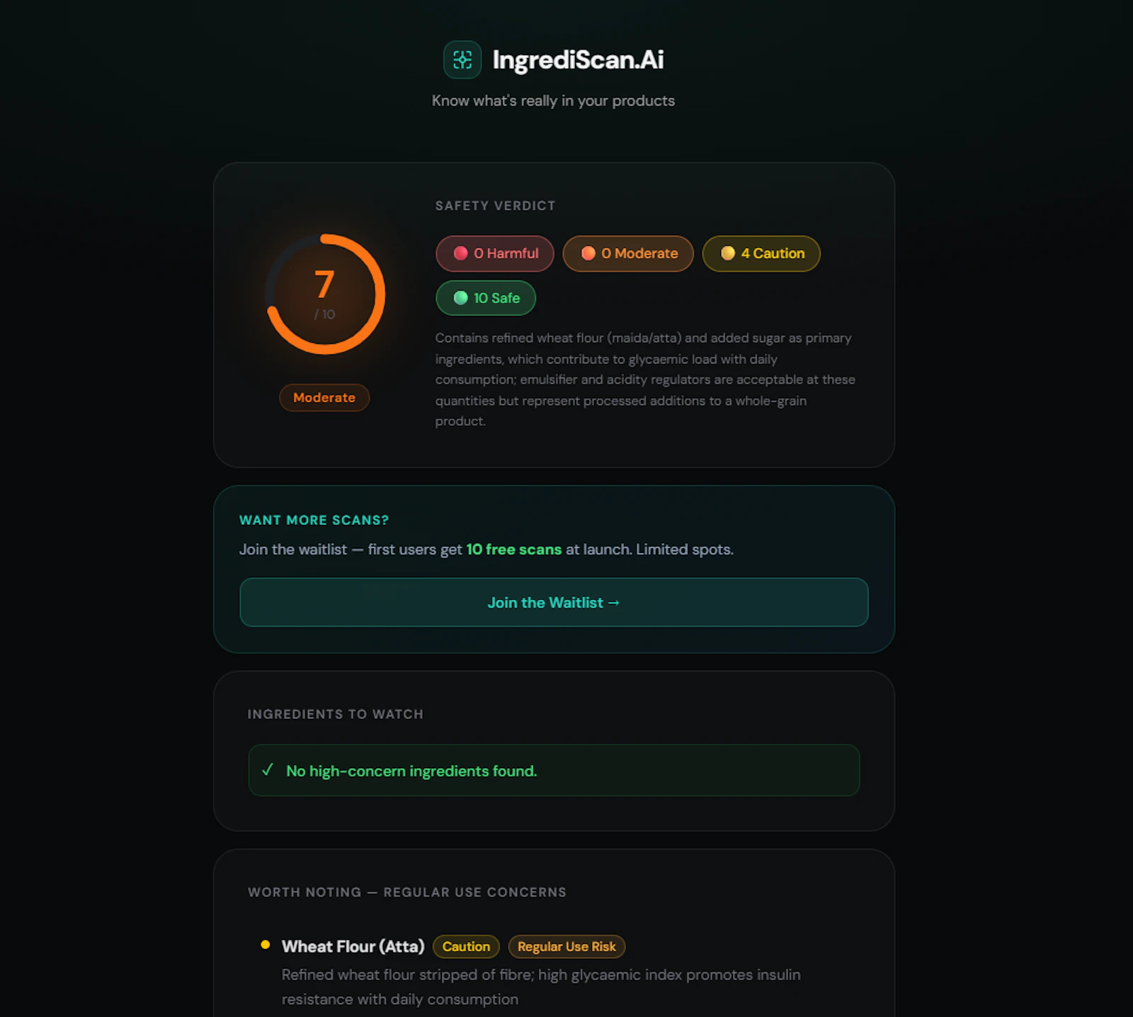 IngrediScan.Ai screenshot 5